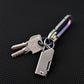 New D2 Blade Stainless Steel Forming Keychain Knife Outdoor Camping Self Defense Emergency Survival Knife