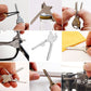 6 In 1 EDC Gear Mini Useful Key Ring Outdoor Folding Pocket Keychain Pendant Multitool - hakatoy