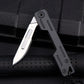 Stainless Steel Folding Knife Free 10Pcs Blade Sharp EDC Jackknife Stainless Steel Keychain Pocket Utility Knife Box Cutter