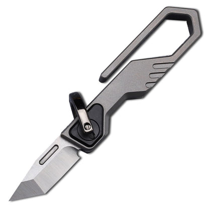 M390 MINI Titanium Alloy Keychain Folding Knife TC4 EDC Self Defense Tool Gift