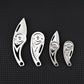 Titanium Alloy Conch MINI Folding Knife EDC Unboxing Keychain Cutter