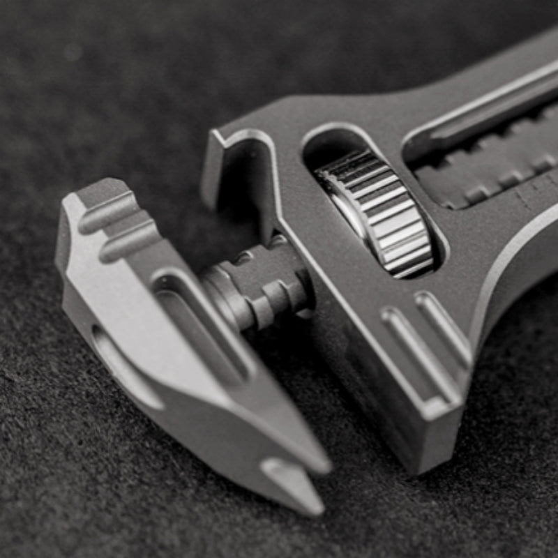 12 in 1 Titanium Alloy Mini Adjustable Wrench Multifunctional EDC Tool