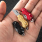 Peanut Folding Knife Mini Stainless-Steel Blade Key Chain Pendant Multifunctional EDC Tool