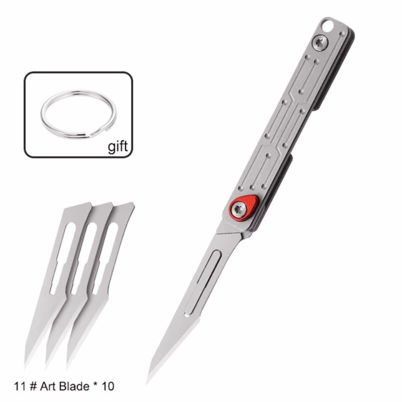 Stainless Steel Quick Open EDC Folding Knife