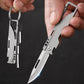 Titanium Alloy Folding Knife Climbing Buckle Outdoor Pocket Knife Survival EDC Tool