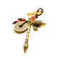 Funny Creative Brass Copper Key Chain Pendants Mini Male Genitals Car Keychain Ring Gifts