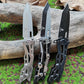 Hot Deformable Folding Knife Skeleton Design EDC Hunting Camping Survival Pocket Knife Stainless Steel