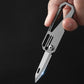 Titanium Alloy Multi-Tool Keychain Outdoor EDC Self-defense Tool Camping Equipment