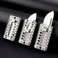 New EDC Mini Sliding Blade Knives D2 Decompression Small Pocket Knife