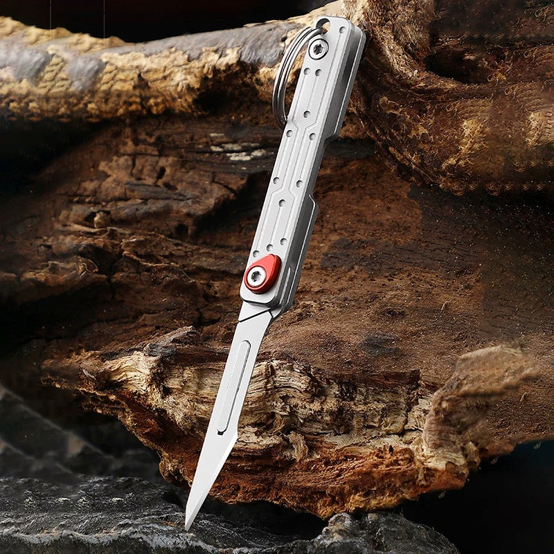 Stainless Steel Quick Open EDC Folding Knife