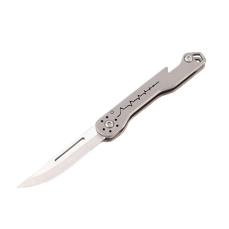 Lightning Titanium Alloy Multi-Function Pocket Knife EDC Tool