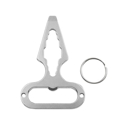 EDC Self Defense Multitool Keychains Outdoor Multi-Functional Combined Wrench Bottle Opener