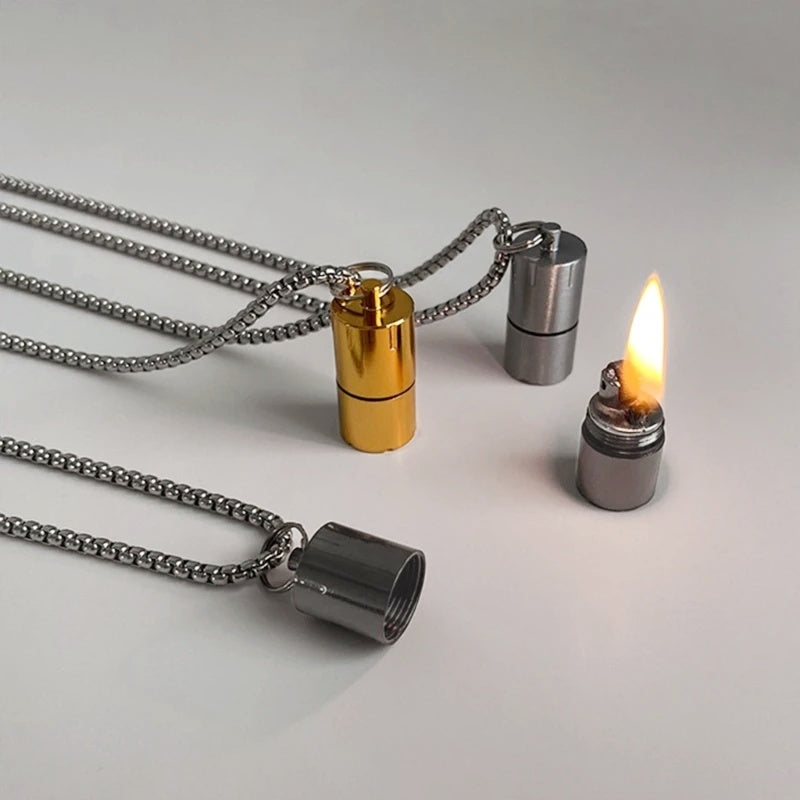 Creative Mini Lighters for Case Pendant Necklace