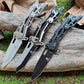 Hot Deformable Folding Knife Skeleton Design EDC Hunting Camping Survival Pocket Knife Stainless Steel