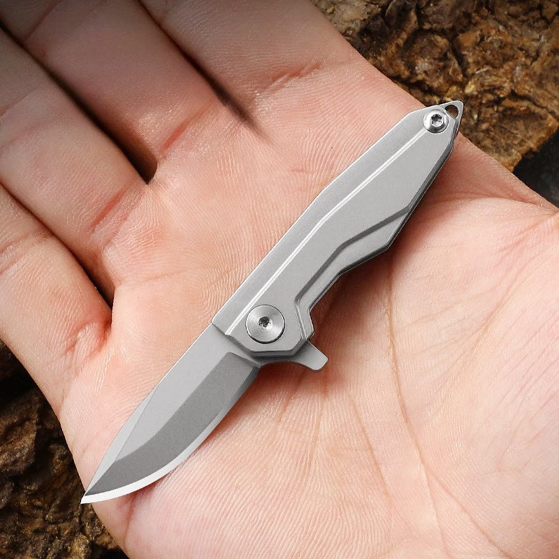 Small grasshopper knife stainless steel pocket EDC knife