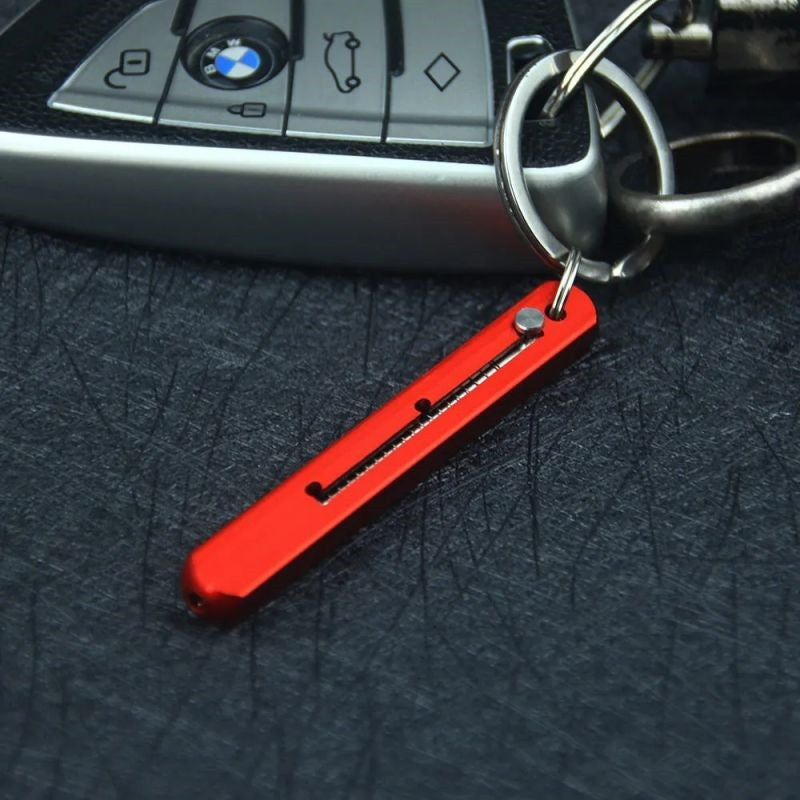 Titanium Alloy Multifunctional Integrated Toothpick Telescopic Self-Defense Dismantling Express Fruit Pick Pendant