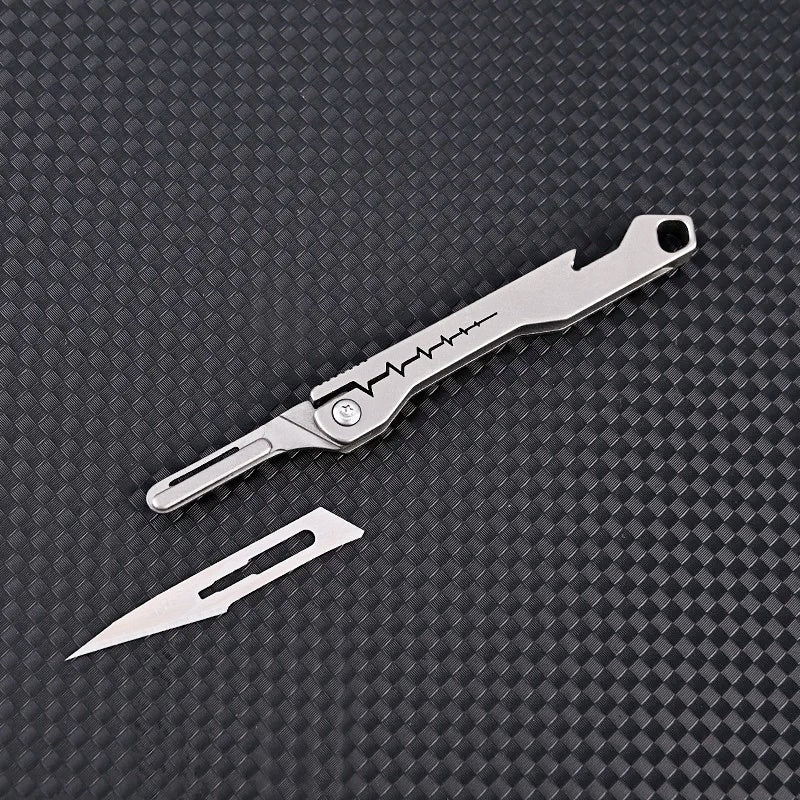 Lightning Titanium Alloy Multi-Function Pocket Knife EDC Tool