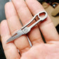 Mini Titanium Alloy Keychain Knife Foldable Tool Outdoor Camp Knife