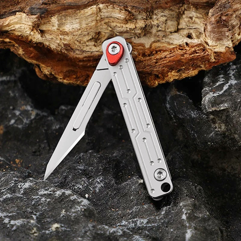 Stainless Steel Quick Open EDC Folding Knife