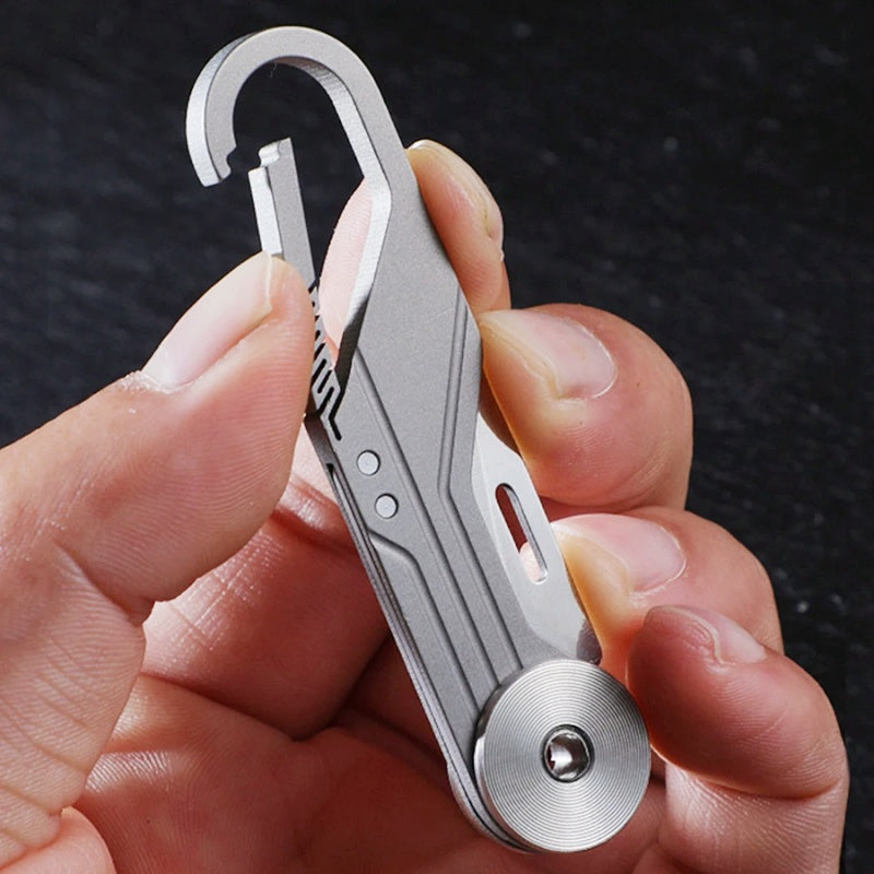 Titanium Keychain EDC Folding knife