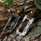 New Lockable EDC Mountaineering Buckle Multi-Functional Outdoor Key Chain Folding Knife