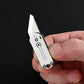 Cute Ellipse Mini Folding Knife Stainless Steel Keychain Knives Sharper Unboxing Portable Tool