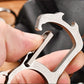 Tiny Titanium Alloy EDC Tools Key Chain Bottle Opener Pocket Slingshot