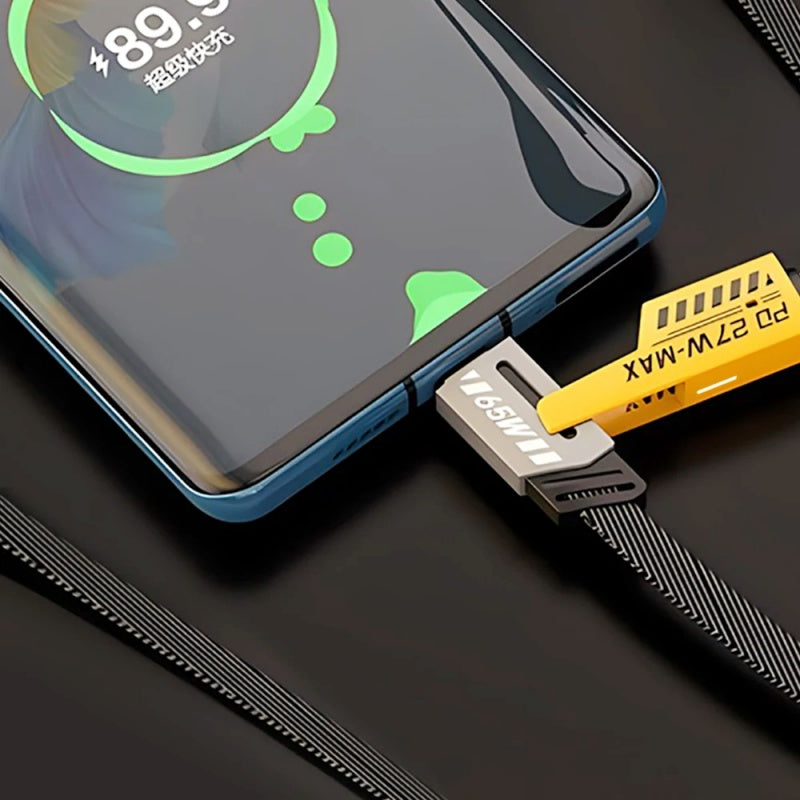 Mecha 4 In 1 USB Type-C Charging Cable PD 65W Fast Charging For iPhone Android