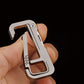 Titanium Alloy Multitool Keychain Ring Portable EDC Pocket Knife Survival Gear Outdoor Tool