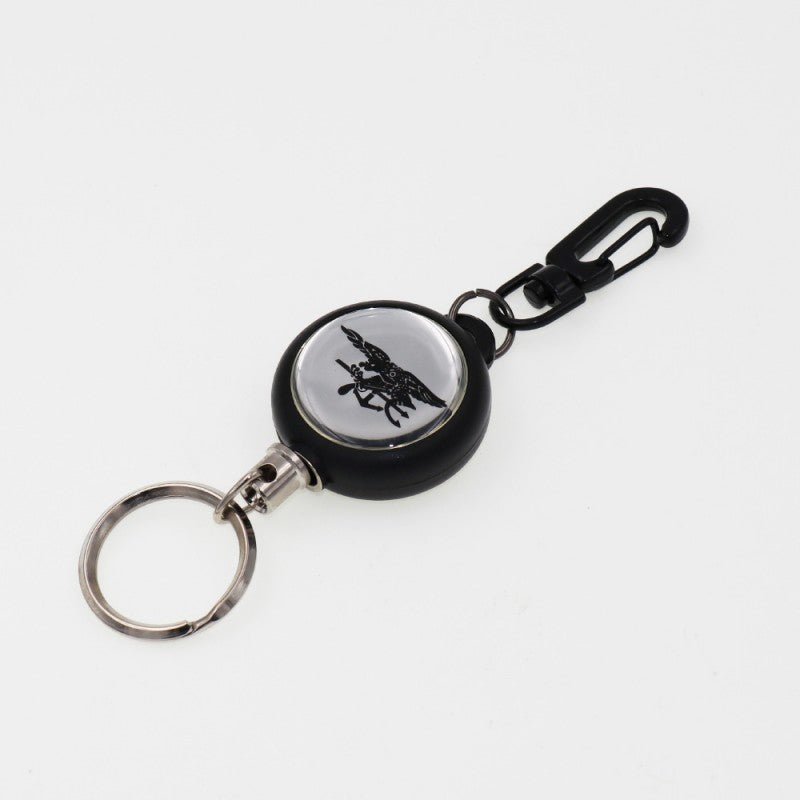 Amazing Anti - lost Extendable Elastic Steel Wire Pull Keychain EDC Outdoor - hakatoy