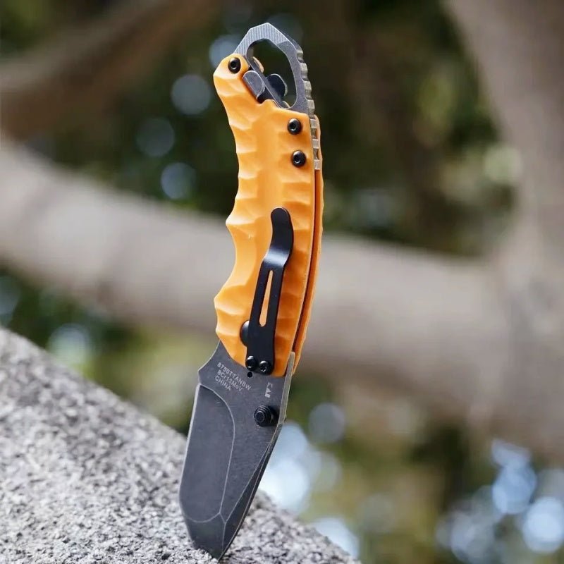 Cool Multi - functional Pocket Folding Knife With Bottle Opener - hakatoy