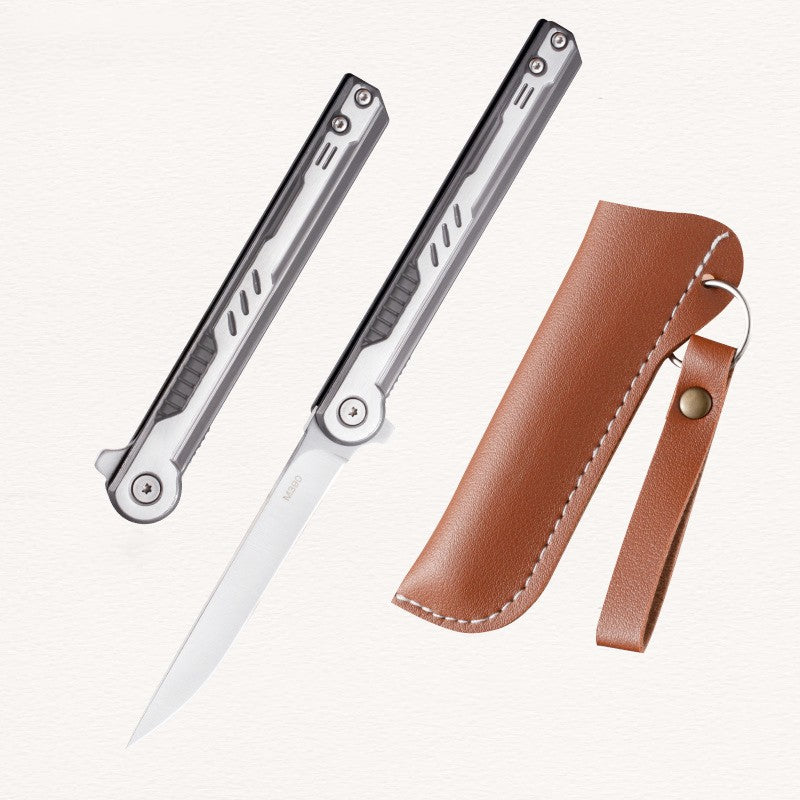 Small M390 Outdoor Camping Hunting Folding Pocket Knife Sharp Tactical Self-Defense